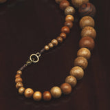 Nanalou Wooden Beads Necklace (Walnut) Nanalou