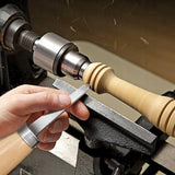 Hanpex 8 Piece Heavy Duty Wood Turning Chisel Set, Lathe Chisel Cutting Tools, (3) Gouge (1) Round Nose (1) Spear Point (2) Skew and (1) Parting Tools for Beginner to Professional Hanpex