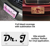 Blank Automobile (6 X 12) Aluminum License Plate for Sublimation or Vinyl Decoration (10) Carpe Diem Designs