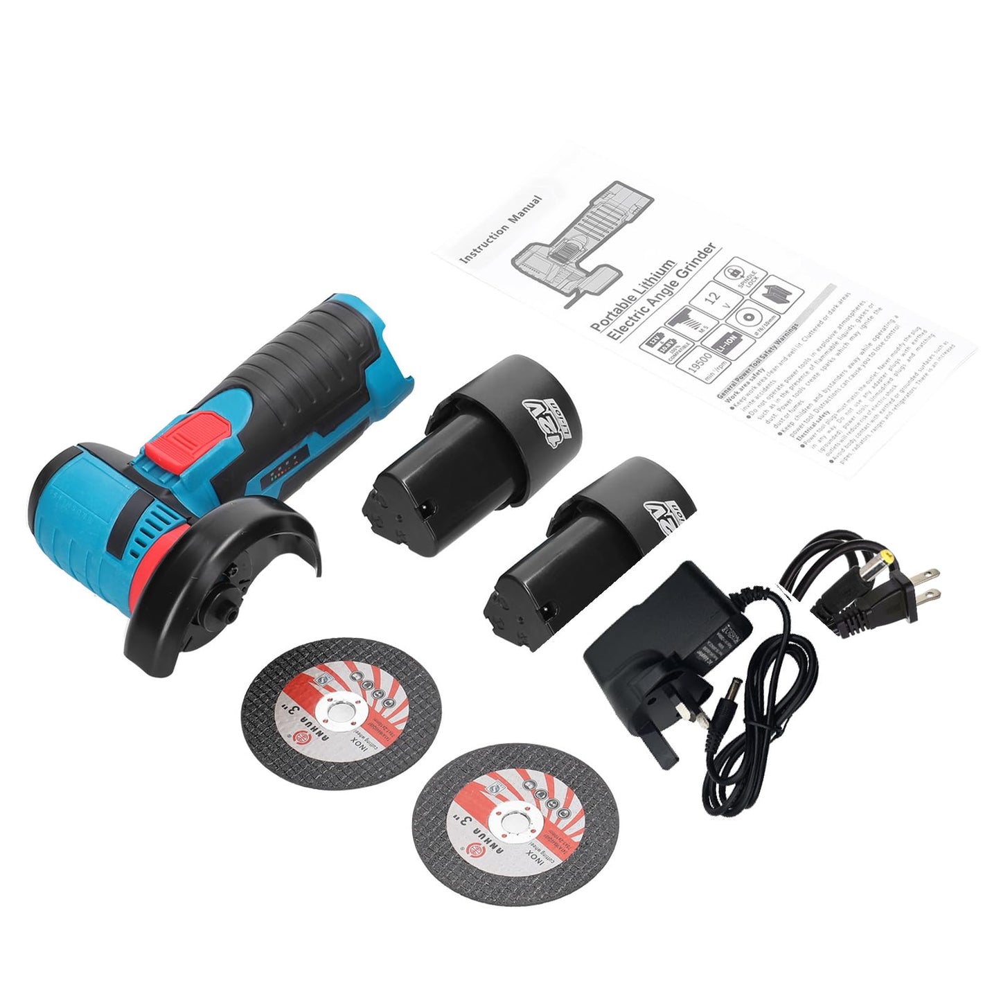 Jadeshay Angle Grinder Tool, 3 Inch HighSpeed Cut Off Tool, 19500RPM