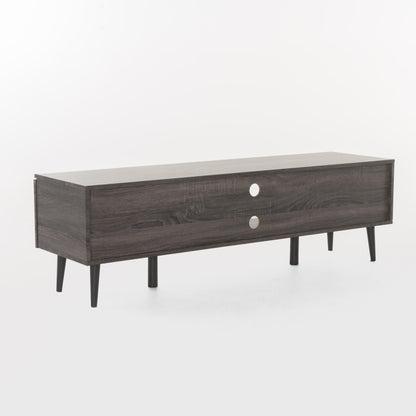 Christopher Knight Home Rowan Wood TV Stand, Grey Finished