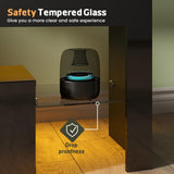 Lamtor TV-Stand with Mount 75 inch - LED TV Stand with Power Outlet & Drawers, Modern Entertainment Center with Mount for Living Room, Bedroom, Black Lamtor