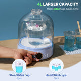 LET’S Resin Upgraded Resin Bubble Remover, Eliminate 99% Bubble in 5-9 Minutes, 99Kpa with Digital Display，Bigger Capacity, Auto Vent, Timer for Epoxy Resin Casting, Resin Art Crafts, Jewelry Making LET'S RESIN