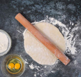 Etens Rolling Pin 17.3Inch, Professional Dowel Wood Rolling Pins for Baking Pasta Pizza Pie and Cookie, Wooden Dough Roller Pin (Straight Style, Large 1.73 Inch Diameter) Etens