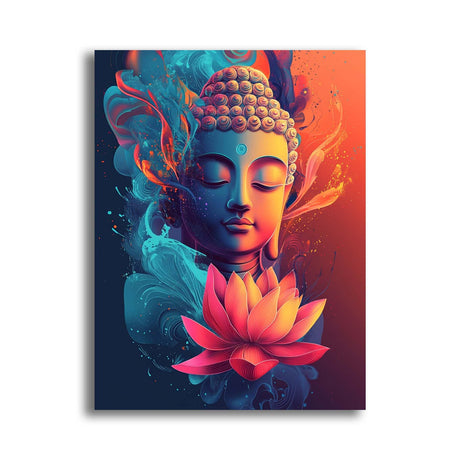 Yomiie 5D Buddha Statue Diamond Painting Kits for Adults, Paint with Diamonds Art Buddhism DIY Full Round Drill Kits, Embroidery Rhinestone Diamond Crystal Craft Canvas Home Wall Decor 30x40 cm Yomiie