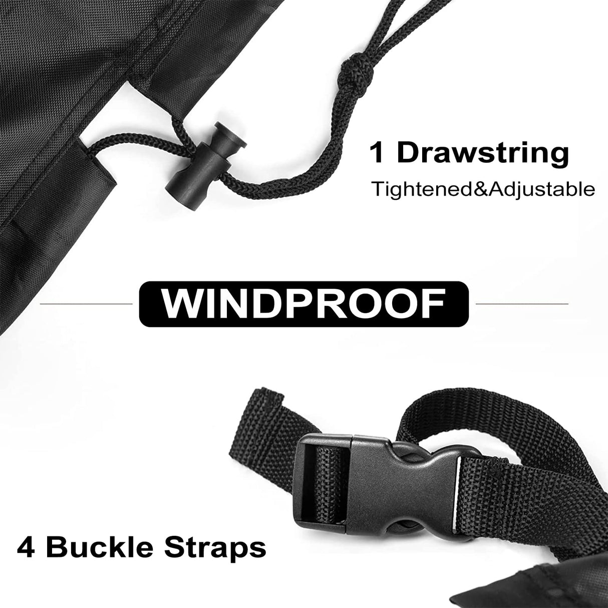 Patio Furniture Covers Waterproof, Outdoor Furniture Covers Rip-proof for Patio Furniture Set Table and Chairs, Windproof UV and Fade Resistant Outdoor Sectional Cover 74"L X 47"W X 28"H Lipneaed