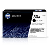 HP 80A Black Toner Cartridge | Works with HP LaserJet Pro 400 M401 Series, HP LaserJet Pro 400 MFP M425 Series | CF280A HP
