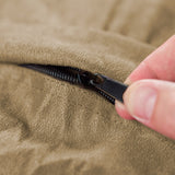 Chill Sack Bean Bag Chair: Huge 6' Memory Foam Furniture Bag and Large Lounger - Big Sofa with Soft Micro Fiber Cover - Camel Chill Sack