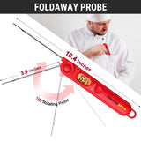 ThermoPro TP03B Digital Meat Thermometer for Cooking, Instant Read Thermometer with Backlight, Kitchen Food Thermometer for Grill Smoker BBQ Oil Deep Fry Candy Bread Coffee with Pop-up Meat Probe ThermoPro