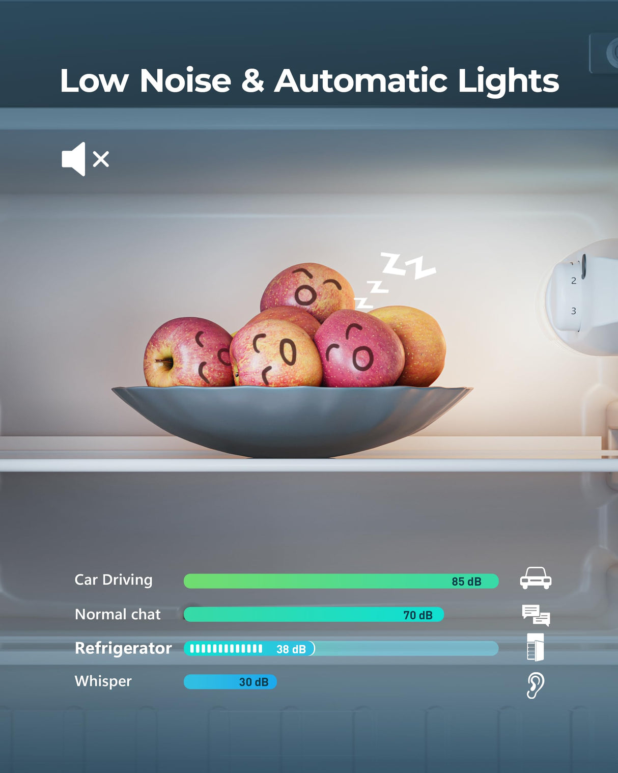 EUHOMY Mini Fridge with Freezer, 3.2 Cu.Ft Mini Refrigerator, Dorm Fridge with 2 Door For Bedroom/Apartment/Office-Food Storage Cooling Drink, Black EUHOMY