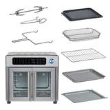 Emeril Lagasse 26 QT Extra Large Air Fryer, Convection Toaster Oven with French Doors, Stainless Steel Emeril Lagasse