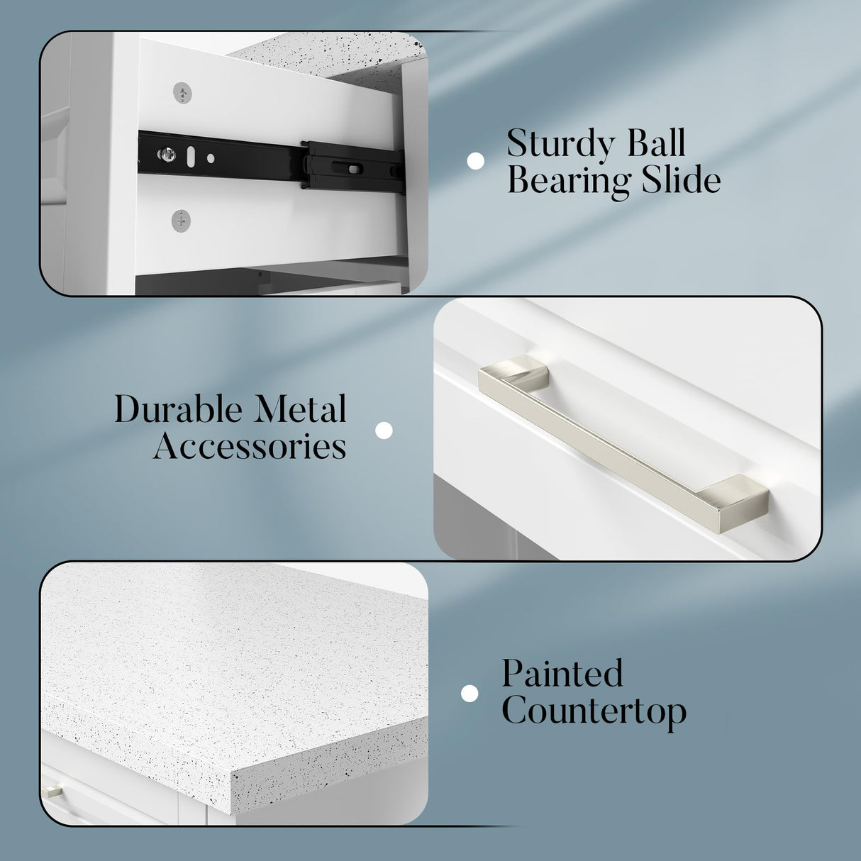 Homsee 61" W Large Kitchen Island with Charging Station, 2 Drawers and Adjustable Shelves, Modern Stationary Kitchen Prep Table Coffee Bar Cabinet for Dining Room, White Homsee