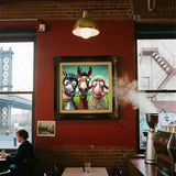 5D Diamond Art Kits for Adults Beginners,Crazy Animals DIY Full Round Drill Diamond Painting Kits,Donkey Horse Sheep Paint by Diamonds Dots Gem Art Easy,Home Wall Decor 14X14 Inch Acelii