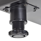 Sandusky Lee MF3F462472-9M Modular Base Metal Storage Cabinet with Adjustable Shelves, 200lb Capacity, 24" Depth x 46" Width x 72" Height, Black Sandusky