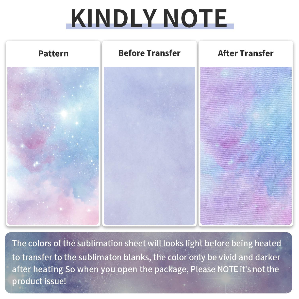 Watercolor Transfer Sheets, 12x12" Pre-ed Sublimation Paper for DIY T- Shirts, Mug Heat Press, Coaster Blank Lucky Goddness