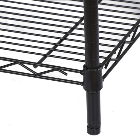 ZENY 4-Shelf Adjustable, Heavy Duty Storage Shelving Unit, Steel Organizer Wire Rack, Storage Rack with Leveling Feet for Kitchen Office Garage ZENY