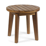 Christopher Knight Home Parker Outdoor 16" Acacia Wood Side Table, Teak Finish Christopher Knight Home