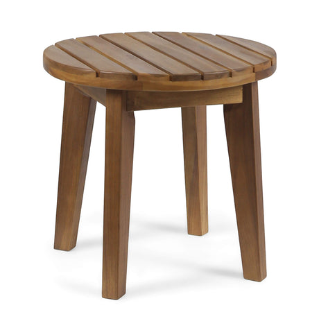 Christopher Knight Home Parker Outdoor 16" Acacia Wood Side Table, Teak Finish Christopher Knight Home