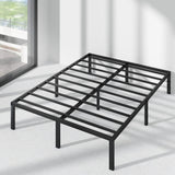 ZINUS Yelena 14 Inch Metal Platform Bed Frame, Steel Slat Support, No Box Spring Needed, Easy Assembly, Queen Zinus