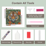Anuver Full Drill Diamond Art Kits for Beginner, Tiger 5D Diamond Painting Kits for Home Wall Decor, 12x12 Inch, Diamond Gem Kits for Adults Anuver