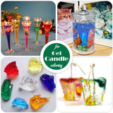 Candle Dye - 20 Color Liquid Wax Dye for DIY Making, High Concentration Color for Soy, Gel, Paraffin Wax - 10ml Each Limino