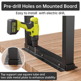 TOCRETOARE Metal Table Legs Heavy Duty, 28”H x 18”W, Metal Furniture Legs for Dining Desk Bench and Coffee Table, Industrial Black DIY Iron Bench Legs, Set of 2 TOCRETOARE