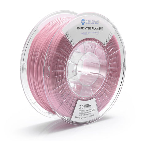 SainSmart TPU 1.75mm 92A Flexible TPU 3D Printer Filament, Dimensional Accuracy +/- 0.04 mm, 1KG Spool, Soft Pink SainSmart