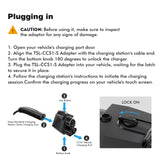 Aovee NACS to CCS1 Supercharging Adapter 500A 250KW,EV Charging Plug for Tesla V3/V4 DC Supercharger Stations Compatible with Ford,GM,Rivian,Volvo,and Polestar EVs Aovee
