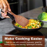 Yuanchu 2Pcs Wooden Spatula For Cooking, 12 Inch Wood Spatula Cooking Spatula Kitchen Utensils Set For Nonstick Cookware Kitchen Spatula For Fish Eggs Pancakes Yuanchu