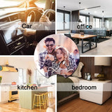 48 PCS Sublimation Coasters Blanks Bulk, 2.75 in Circular Opening Blanks Sublimation Car Coasters for Sublimation DIY Crafts Painting Heat Transfer OKBA