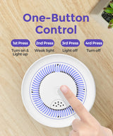 Rosekm Small Air Purifier for Home Bedroom, Personal Desk Mini Air Purifier, Room Hepa Air Purifier Fresheners Cleaner for Dorm, Pets, Smoke, Desktop, Office (White) Rosekm