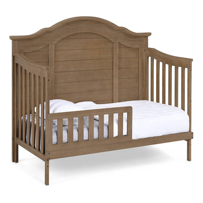 Delta Children Simmons Kids Asher 6-in-1 Convertible Crib with Toddler Rail, Aged Oak