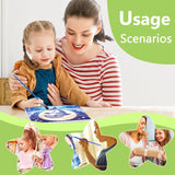 cviokrdu Dolphins Paint by Numbers Kit for Kids with Frame - Wooden Easel, Sea Animals Paint by Numbers for Kids Ages 4 8 12, Easy Acrylic Oil Painting Kits for Home Wall Decoration 8x8 inch cviokrdu