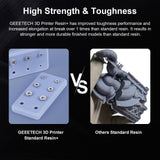 GEEETECH Upgraded 3D Printer Resin, 405nm Fast UV-Curing 1kg Standard Resin, Photopolymer 3D Printing Resin for DLP LCD 3D Printing (Blue, 1kg) Geeetech