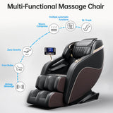VUYSUYVY 4D Massage Chair, Zero Gravity Full Body Shiatsu Massage Chair Recliner W/SL-Track, Heat, Deep Stretch, Body Scan, Airbag, Foot Roller, 2025 Intelligent Massage Chairs for Relaxation VUYSUYVY
