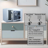 Yuanshikj Electronic Deluxe Digital Security Safe Box Keypad Lock Home Office Hotel Business Jewelry Gun Cash Use Storage (Silver 1) Yuanshikj