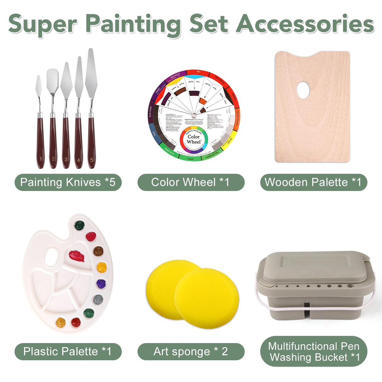 166 Pcs Deluxe Artist Painting Set, Painting Supplies with 96 Paint(Oil, Watercolor，Gouache & Acrylic Paint)Metal and Wooden Easels, Canvas, Paper Pads, 45 Paintbrushes etc. for Adults, Kids, Artists ESRICH