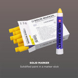 Sakura Solid Paint Markers - Permanent Marker Paint Pens - Window, Wood, & Glass Marker - Yellow Paint - 12 Pack SAKURA SOLID MARKER