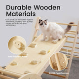 Tiny Land 7 in 1 Pikler Triangle Set, Foldable Toddler Climbing Toys, Montessori Climbing Set for 2+, Jungle Gym for Kids, Indoor Playground for Kids, Baby Climbing Gym Tiny Land