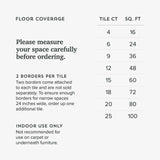 Forest Floor 3/8 Inch Thick Printed Foam Tiles, Premium Wood Grain Interlocking Foam Floor Mats, Anti-Fatigue Flooring, 24 in x 24 in We Sell Mats