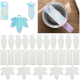 33Pcs Acrylic Sublimation Blanks Bulk Set for Personalized Name Plate for Stanley 40 oz Tumbler, DIY Keychain Crafting, Personalized Xmas Tree Ornament etc(3 Styles) BCWW