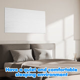 Woanger 5 Pack Large Acoustic Panels, 47 x 24 Inch Sound Dampening Panels Self-Adhesive Noise Absorbing Panel Acoustical Wall Panel Sound Proofing Panels for Home Studio Office Game Room(White) Woanger