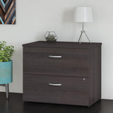 Bush Business Furniture Studio C 2 Drawer Lateral File Cabinet-Assembled, Locking Document Storage for Home or Professional Office, 16W, Storm Gray Bush Business Furniture