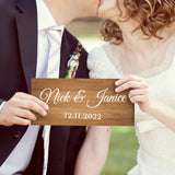 Custom Wood Signs Personalized Family Name Sign for Home Decor 3D Customized Wooden Name Plaques Board with Text for Wall Art Door Kitchen Farmhouse Rustic Welcome Sign Decoration Gift SIMIEEK