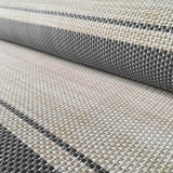 YOSICHY Table Mats Set of 6 Crossweave Woven Vinyl Placemats Heat Resistant Non-Slip Kitchen Placemats for Dining Table Washable Easy to Clean(Grey) YOSICHY