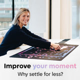 Puzzlup Puzzle Mat Rollup 3000 Pieces - 37 x 59 Inches - Portable Non Slip Jigsaw Puzzle Saver - Premium Large Puzzle Mat Suited for Puzzles of 2000 or 3000 Pieces Puzzlup