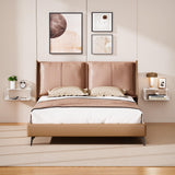 Dewrhiixe Acrylic Floating Nightstand, Bedside Table, Nightstand Shelf Wall Mounted Bedside Shelf (Clear, Small) Dewrhiixe