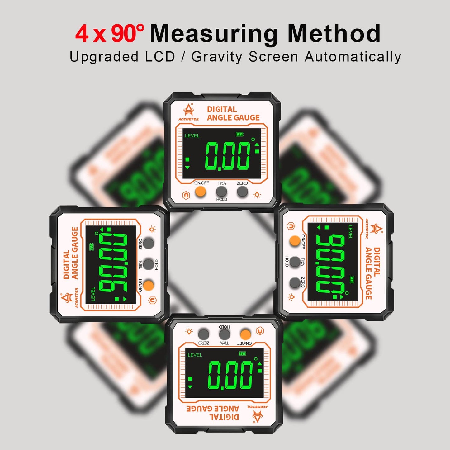 Digital Angle Finder with Electronic Laser，3-in-1 Angle Finder-Electronic Level&Laser Level-Rechargable Digital Angle Gauge Magnetic,Digital Level Box/Protractor for Table&Miter Saw with Fabr - WoodArtSupply