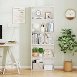 Giantex 5-Tier Bookshelf, Freestanding Bookcase with 5 Open Shelf, Modern Display Shelf, Storage Organizer for Living Room Bedroom Home Office Giantex