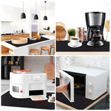 Silicone Mat Heat Resistant Mats for Countertop, Multipurpose Large Silicone Mats for Crafts Kitchen Workbench Size 48x24 inches Thick 2mm,Rolled Package,Black InfiOne